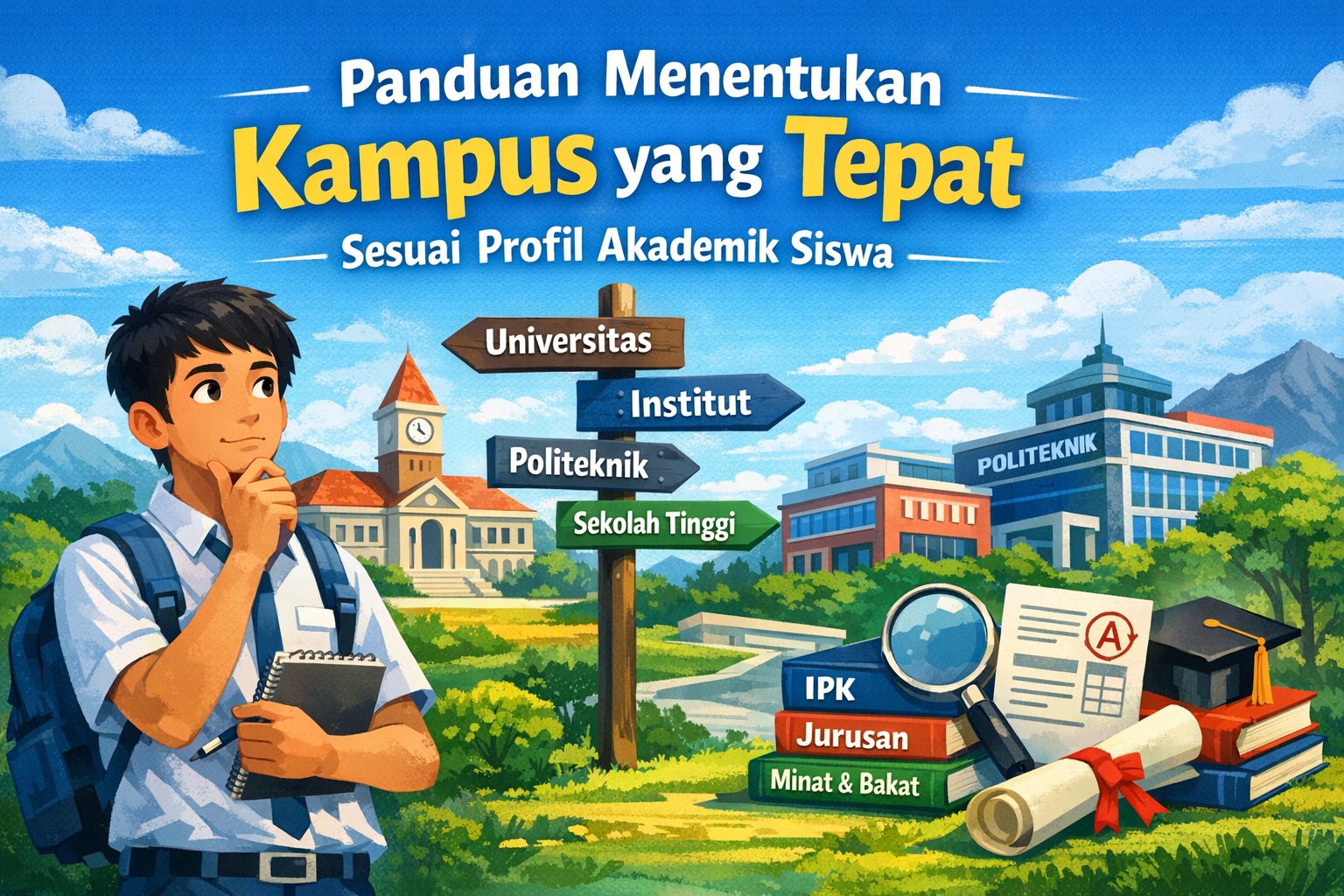 Panduan Menentukan Kampus yang Tepat Sesuai Profil Akademik Siswa