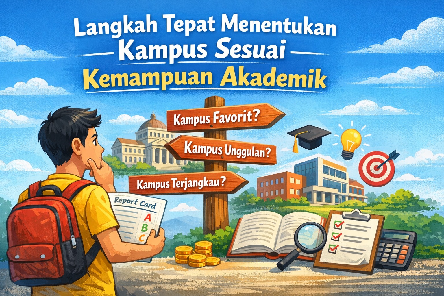 Langkah Tepat Menentukan Kampus Sesuai Kemampuan Akademik