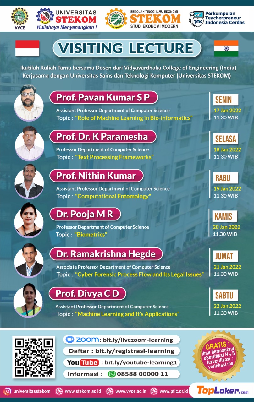 VISITING LECTURE #SERIES