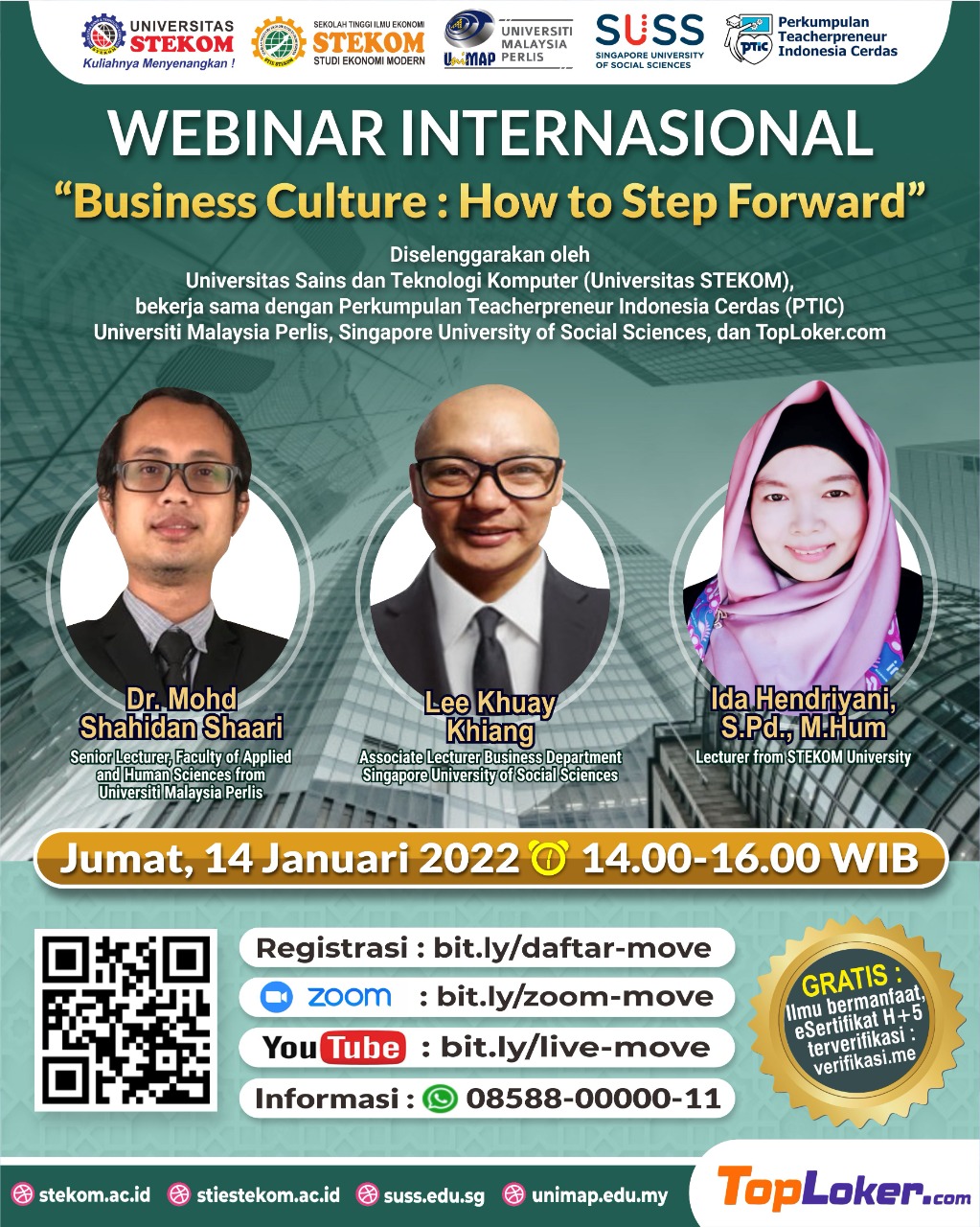 INTERNATIONAL WEBINAR Business Culture: How to Step Forward