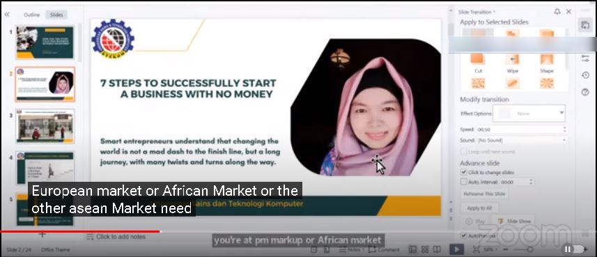 STEKOM University international seminar: "How to Start Your Own Business Without Investors", Part 2