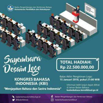 Sayembara Desain Logo Kongres Bahasa Indonesia (Kbi)