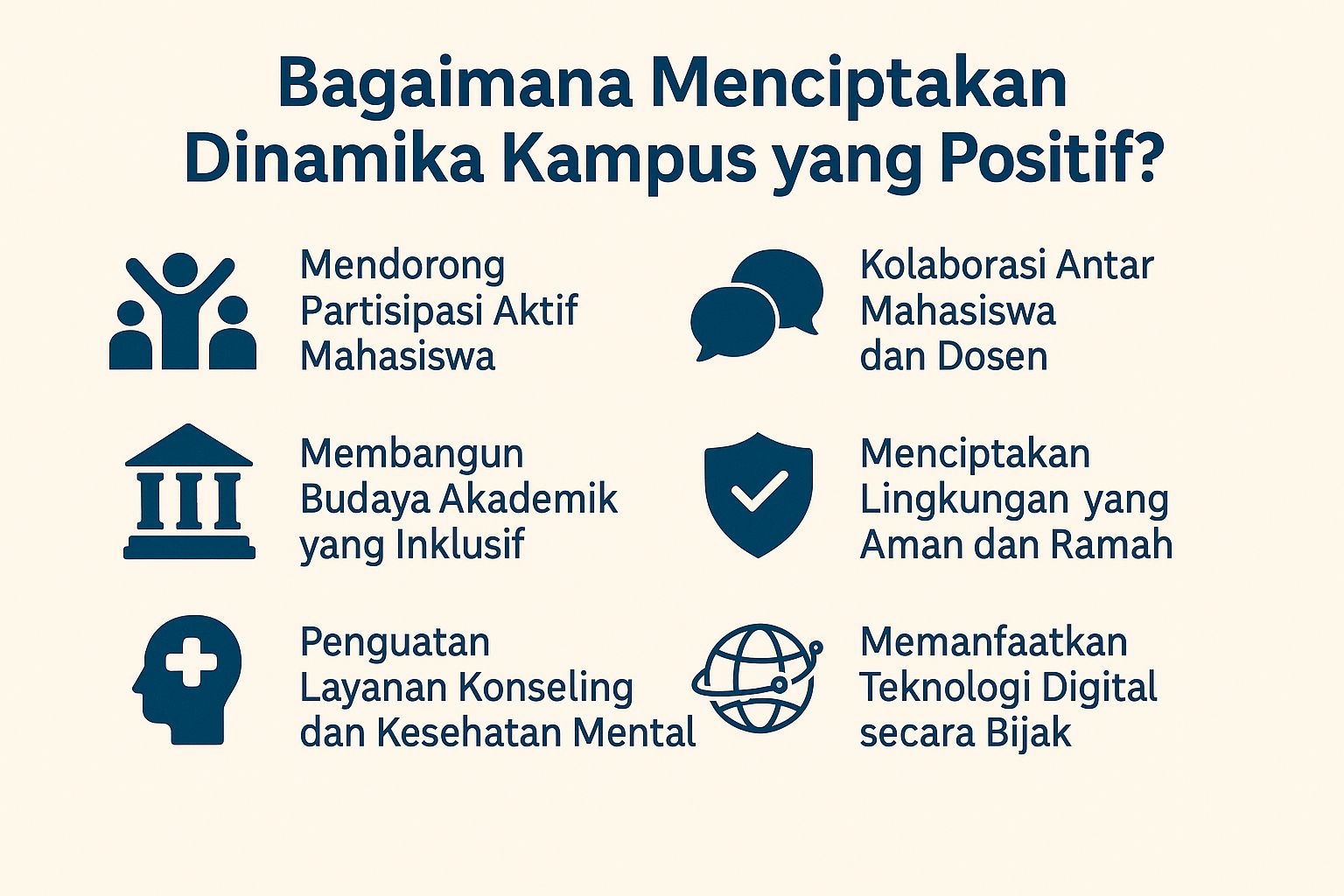 Bagaimana Menciptakan Dinamika Kampus yang Positif?