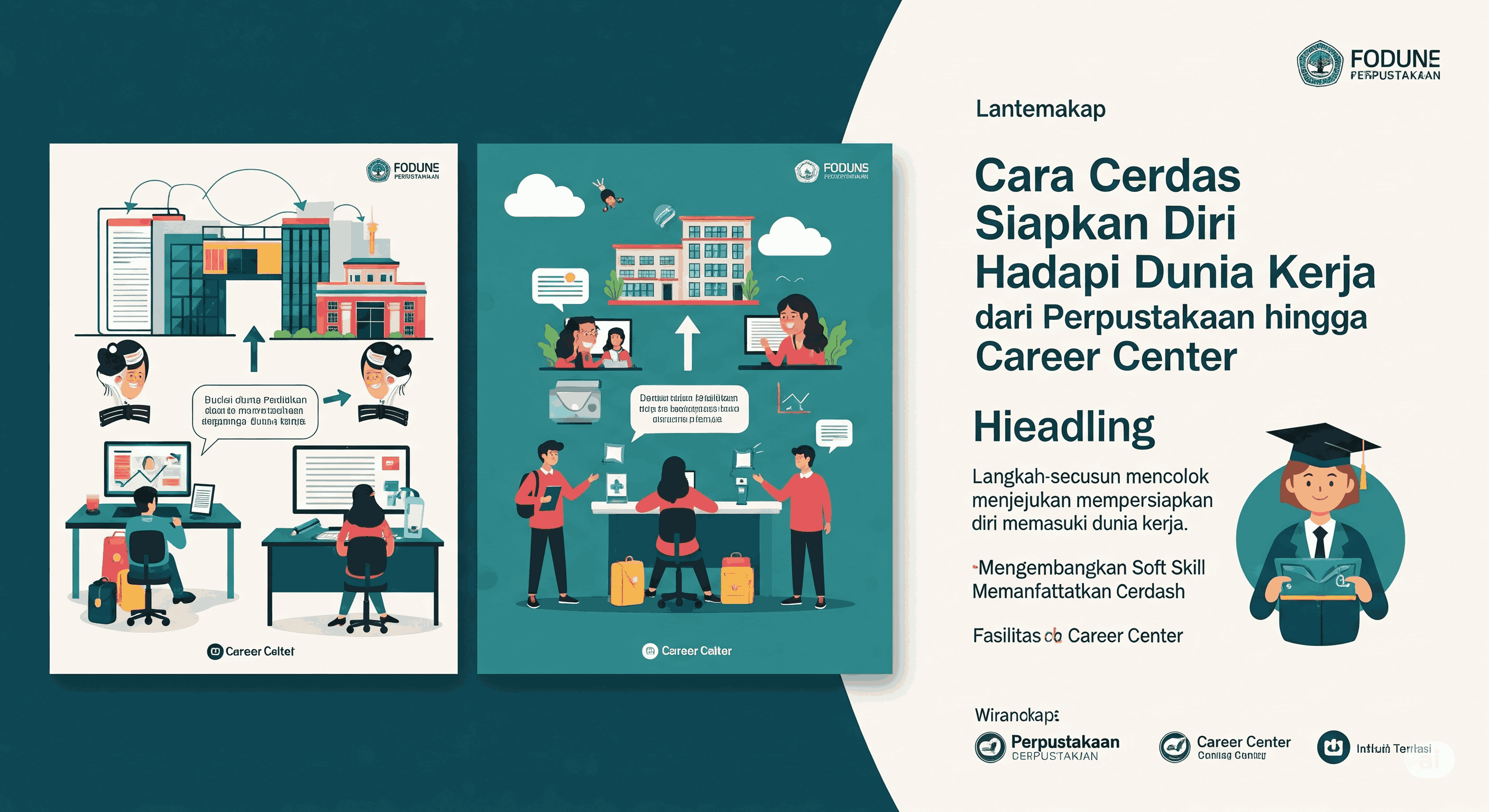 Cara Cerdas Siapkan Diri Hadapi Dunia Kerja dari Perpustakaan hingga Career Center