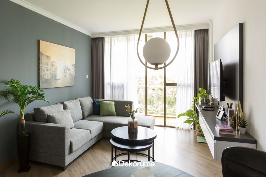 Living room’s minimalism interior