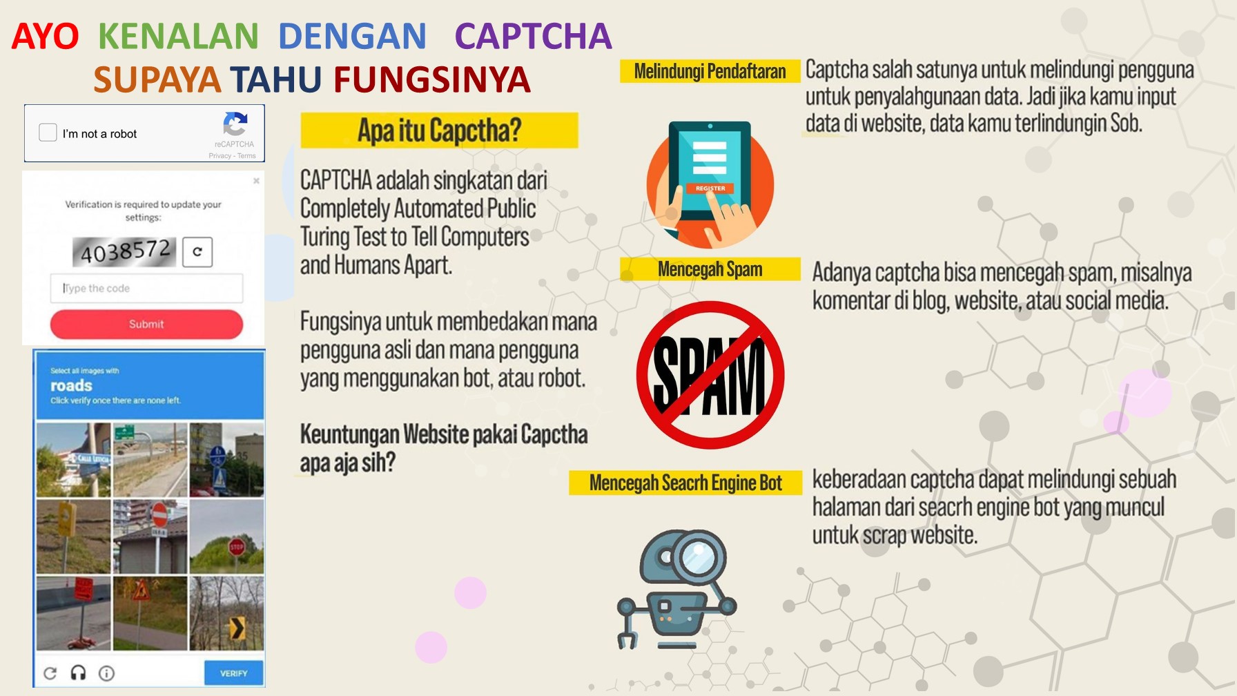 AYO  KENALAN  DENGAN   CAPTCHA  SUPAYA TAHU FUNGSINYA