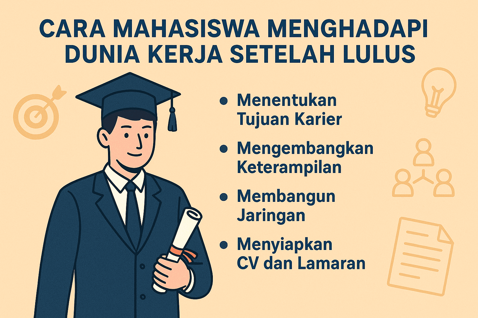 Cara Mahasiswa Menghadapi Dunia Kerja Setelah Lulus