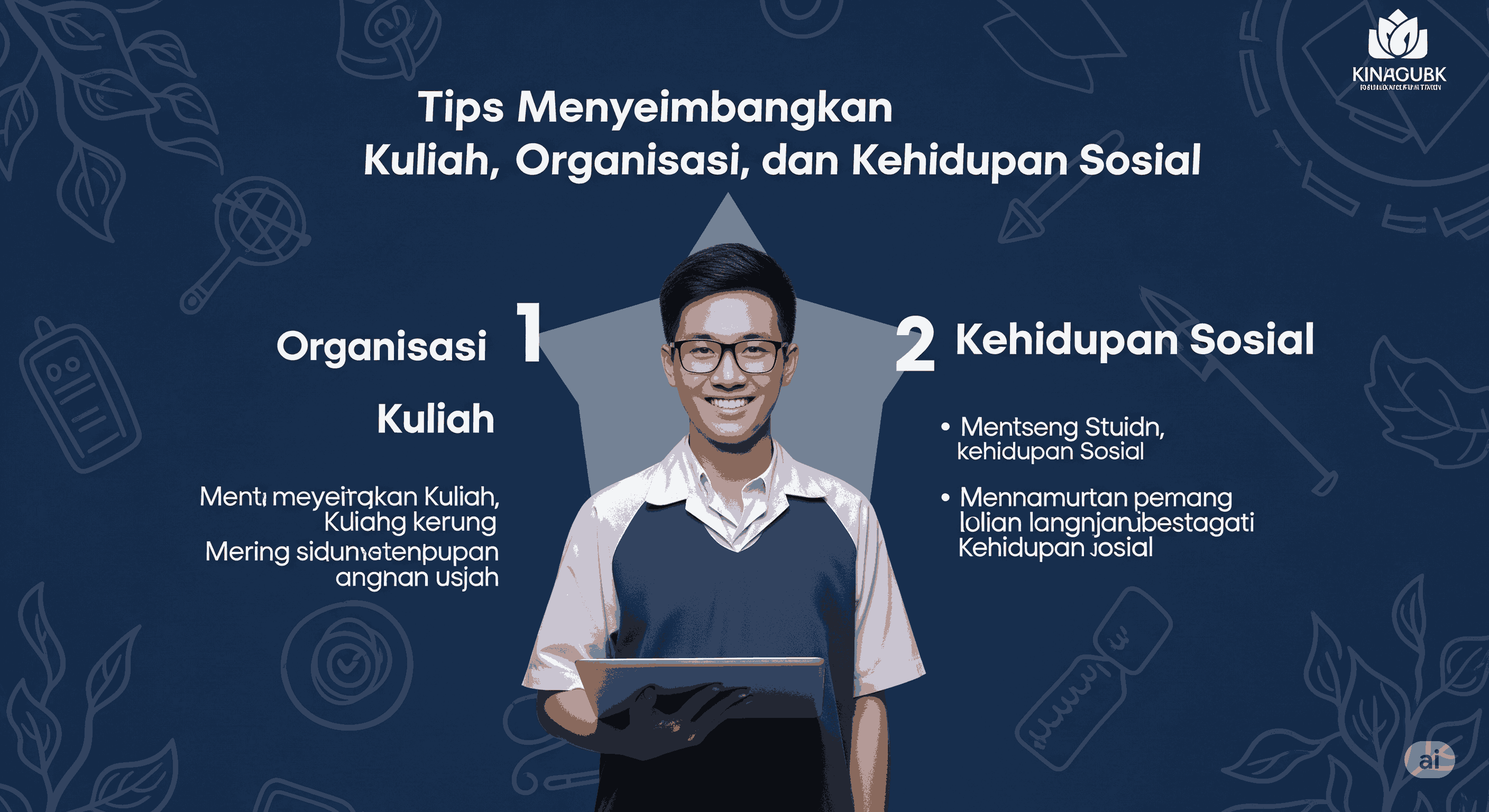 Tips Menyeimbangkan Kuliah, Organisasi, dan Kehidupan Sosial