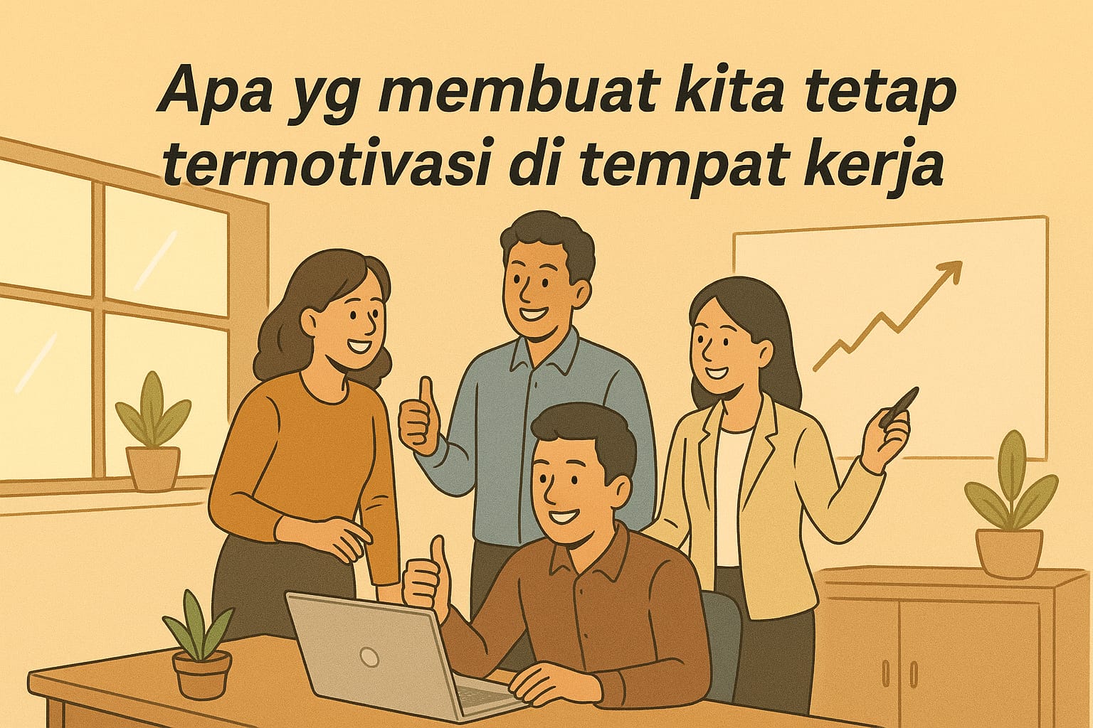 Apa yang Membuat Kita Tetap Termotivasi di Tempat Kerja?