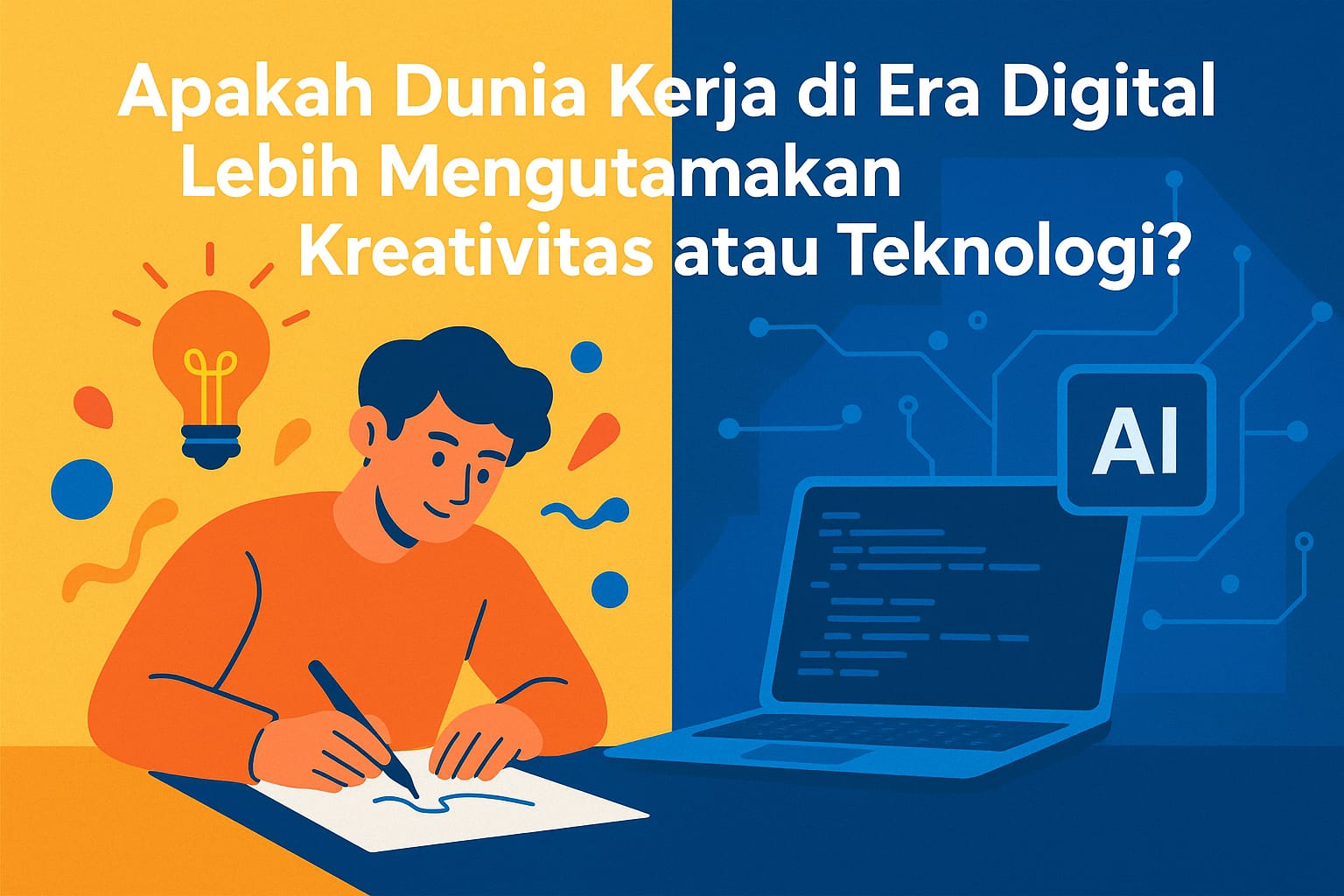 Apakah Dunia Kerja di Era Digital Lebih Mengutamakan Kreativitas atau Teknologi?