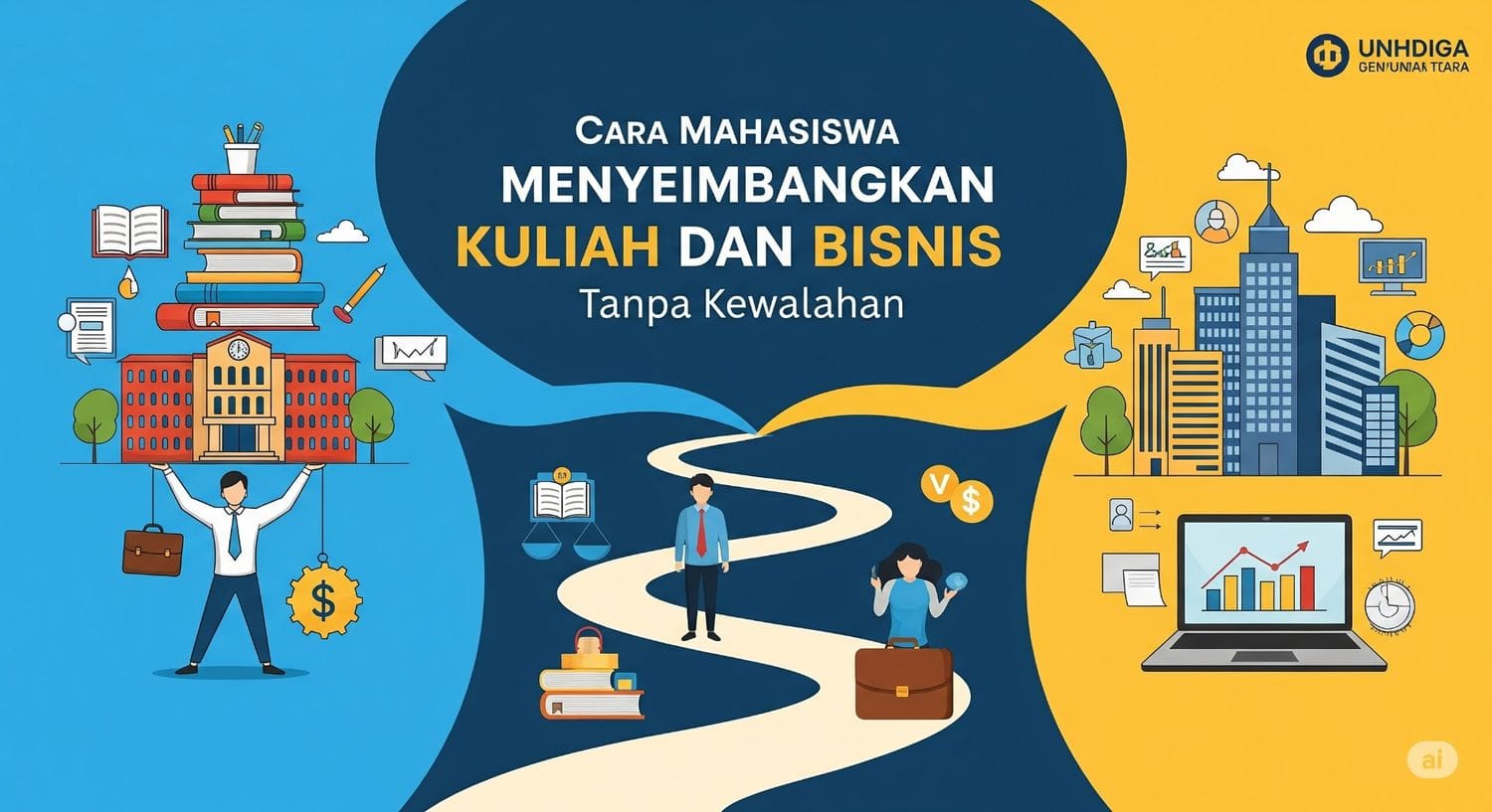 Cara Mahasiswa Menyeimbangkan Kuliah dan Bisnis Tanpa Kewalahan