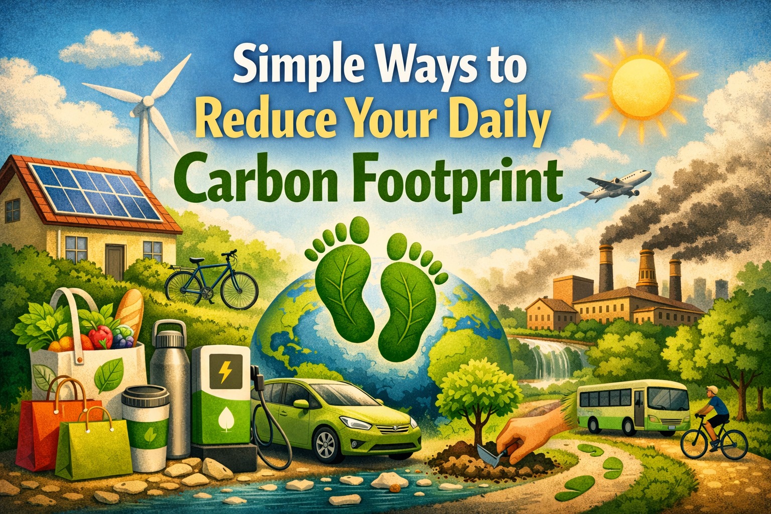 Simple Ways to Reduce Your Daily Carbon Footprint