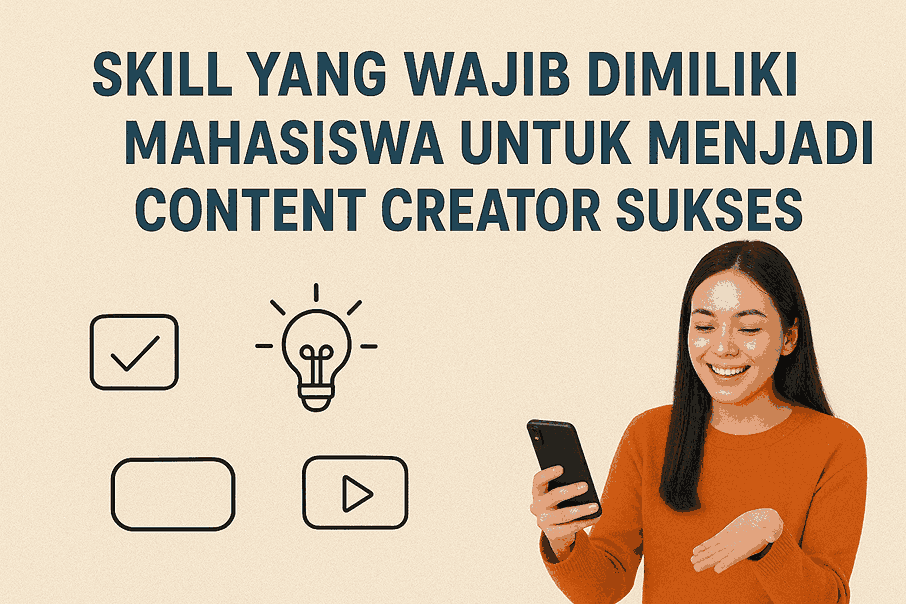 Skill yang Wajib Dimiliki Mahasiswa untuk Menjadi Content Creator Sukses