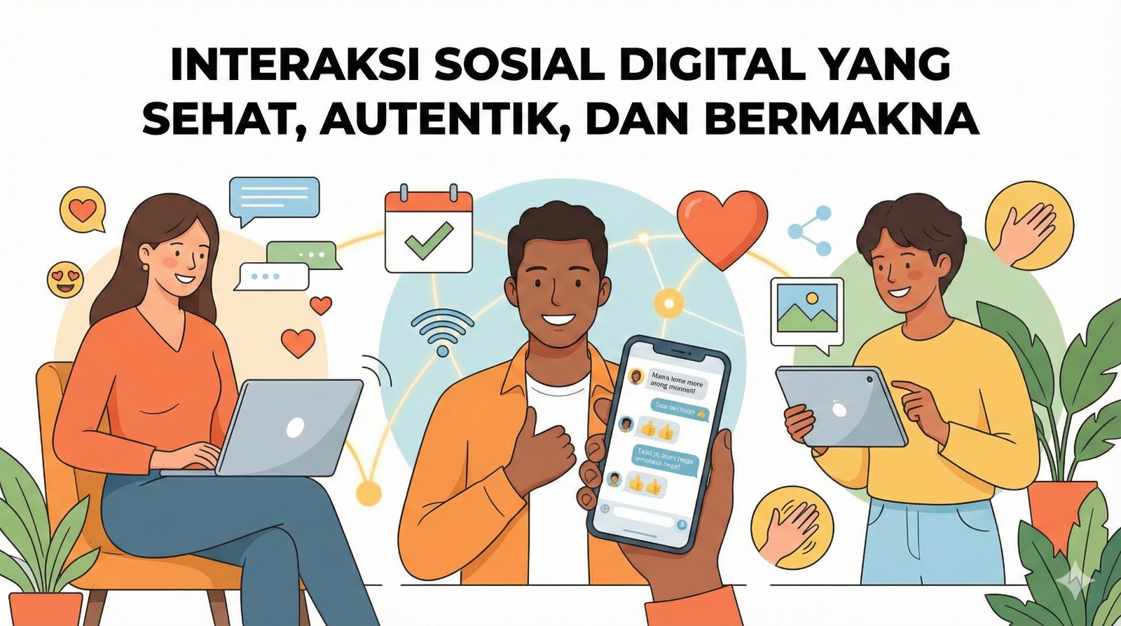 Apa Langkah yang Dapat Dilakukan agar Interaksi Sosial di Era Digital Tetap Sehat, Autentik, dan Bermakna?