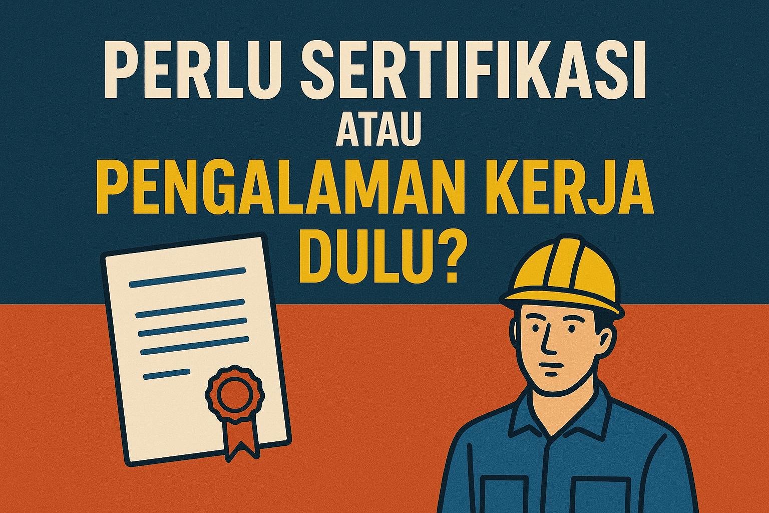 Perlu Sertifikasi atau Pengalaman Kerja Dulu?