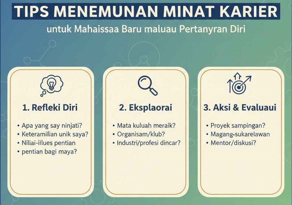 Tips Menemukan Minat Karier untuk Mahasiswa Baru melalui Pertanyaan Diri