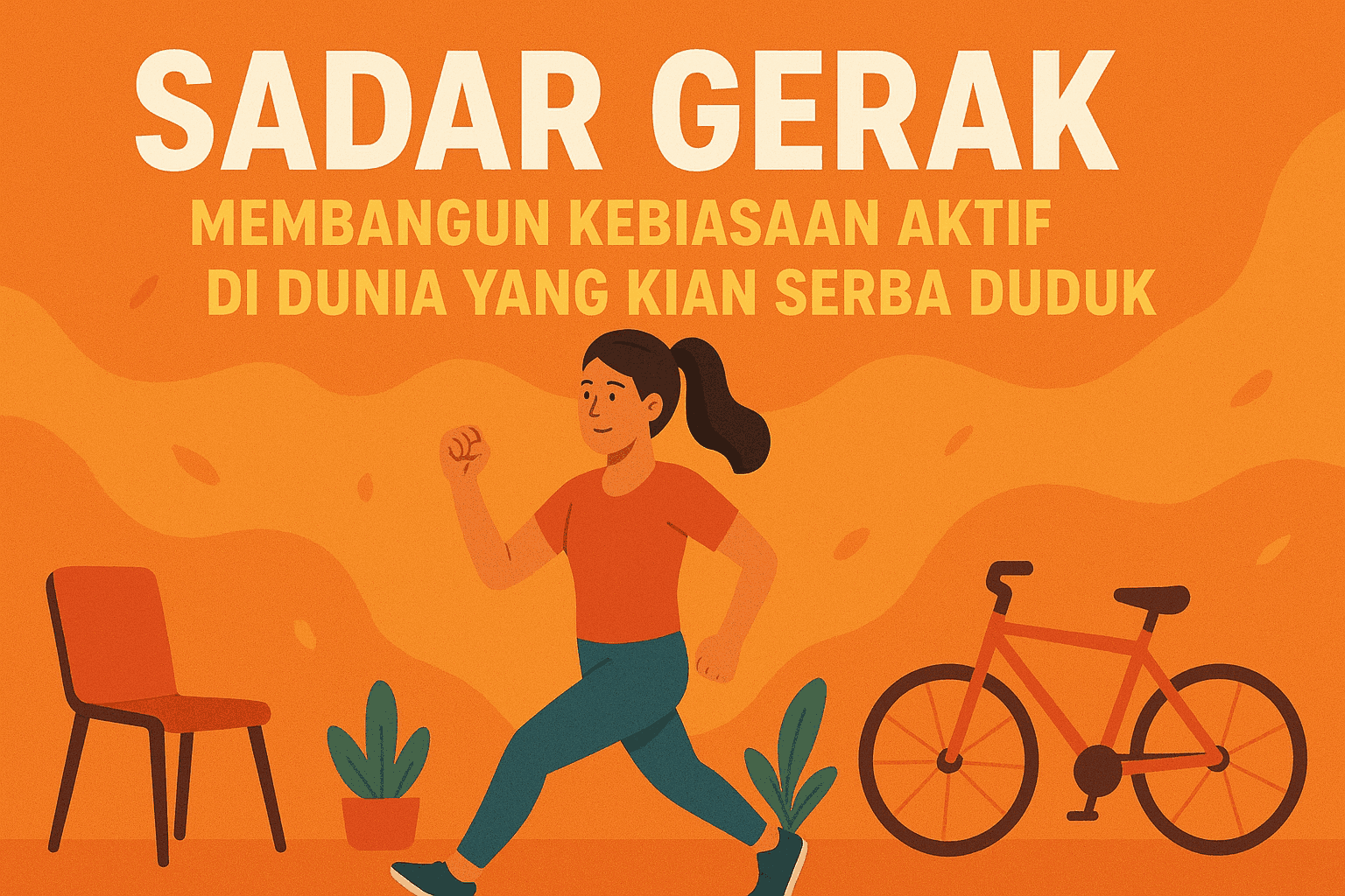 Sadar Gerak Membangun Kebiasaan Aktif di Dunia yang Kian Serba Duduk