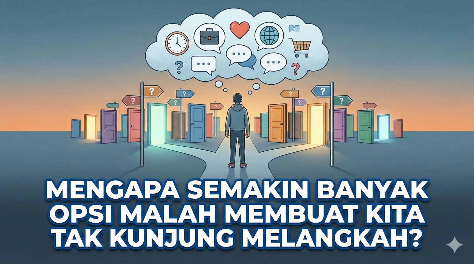 Mengapa Semakin Banyak Opsi Malah Membuat Kita Tak Kunjung Melangkah?