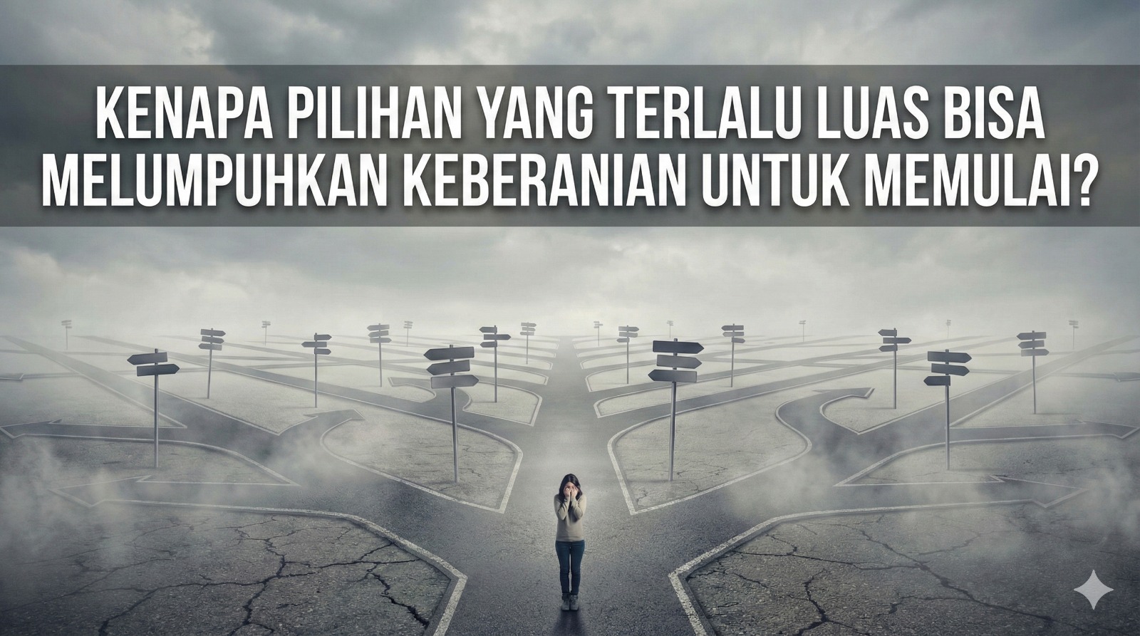 Kenapa Pilihan yang Terlalu Luas Bisa Melumpuhkan Keberanian untuk Memulai?