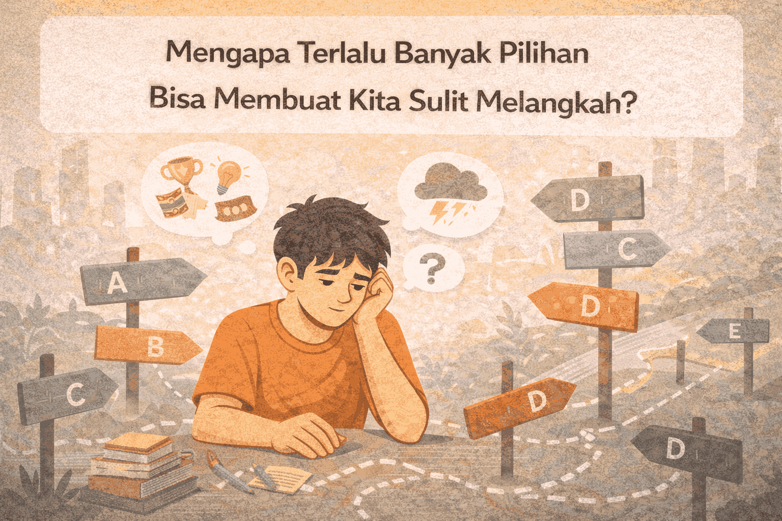 Mengapa Terlalu Banyak Pilihan Bisa Membuat Kita Sulit Melangkah?