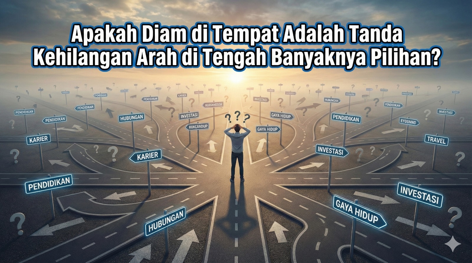 Apakah Diam di Tempat Adalah Tanda Kehilangan Arah di Tengah Banyaknya Pilihan?