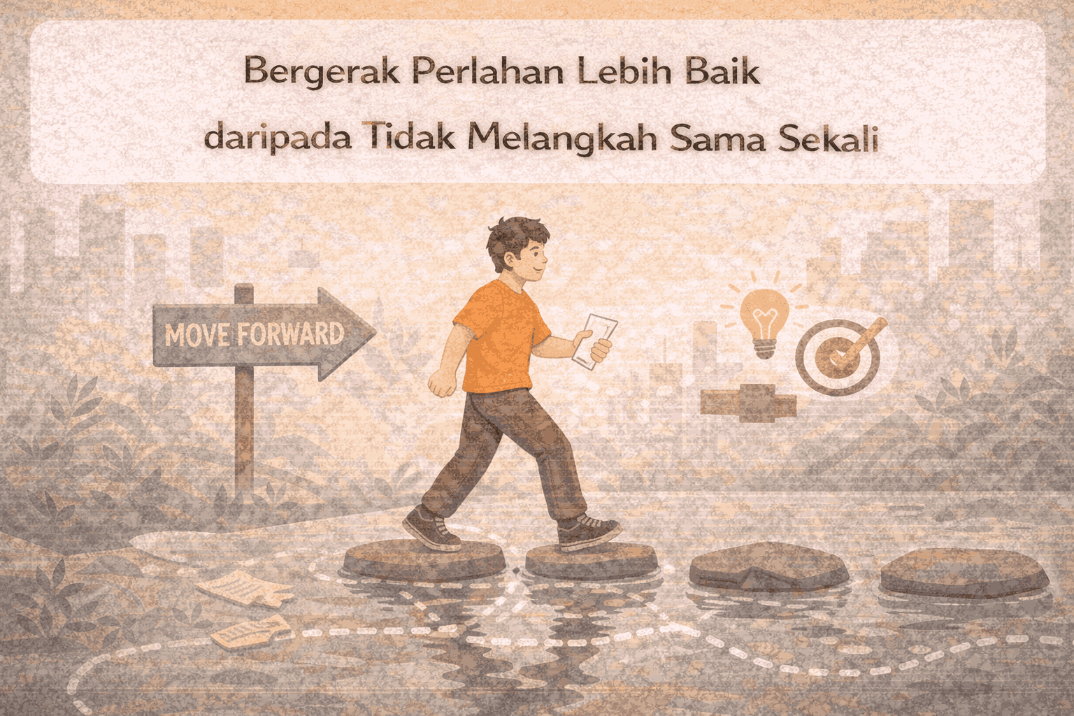 Bergerak Perlahan Lebih Baik daripada Tidak Melangkah Sama Sekali