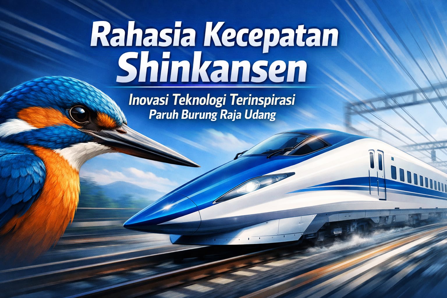 Rahasia Kecepatan Shinkansen: Inovasi Teknologi yang Terinspirasi dari Paruh Burung Raja Udang