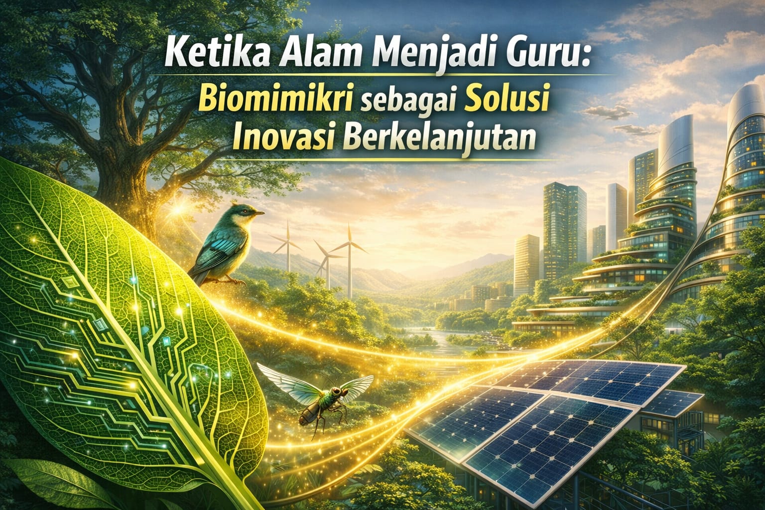 Ketika Alam Menjadi Guru: Biomimikri sebagai Solusi Inovasi Berkelanjutan