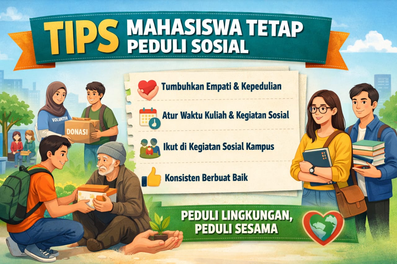 MahasTips Mahasiswa Tetap Peduli Sosial