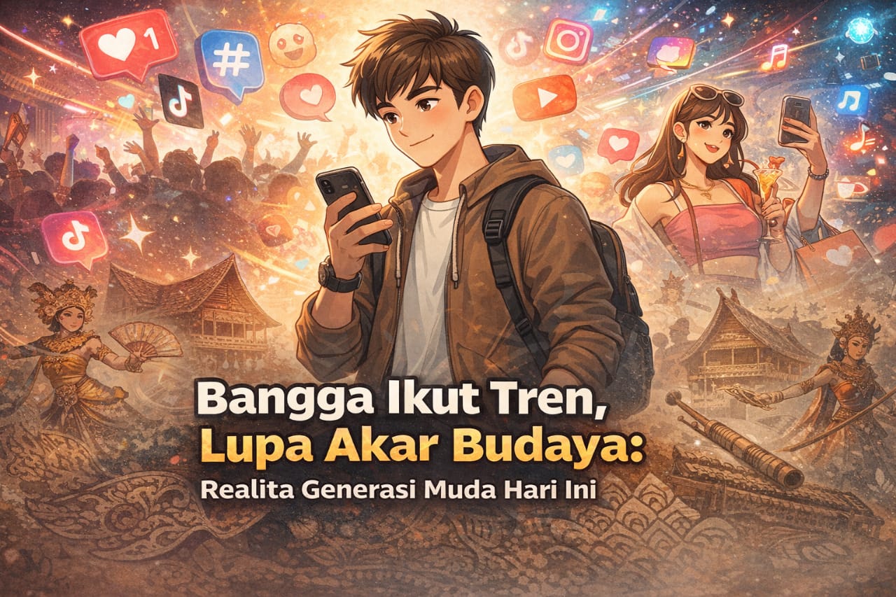 Bangga Ikut Tren, Lupa Akar Budaya Realita Generasi Muda Hari Ini