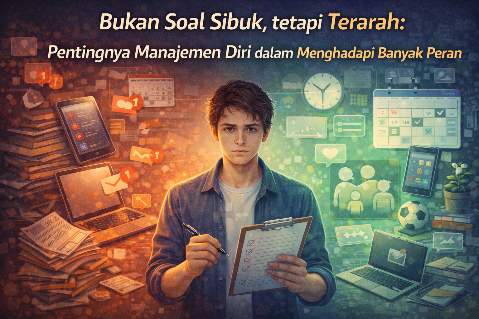 Bukan Soal Sibuk, tetapi Terarah: Pentingnya Manajemen Diri dalam Menghadapi Banyak Peran