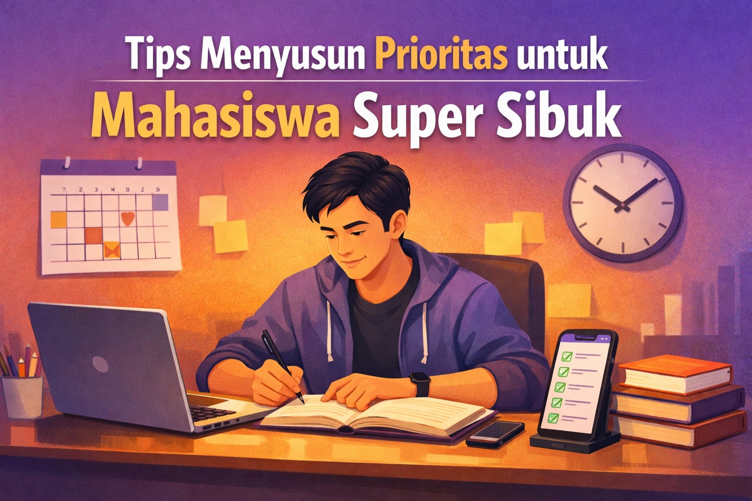 Tips Menyusun Prioritas untuk Mahasiswa Super Sibuk