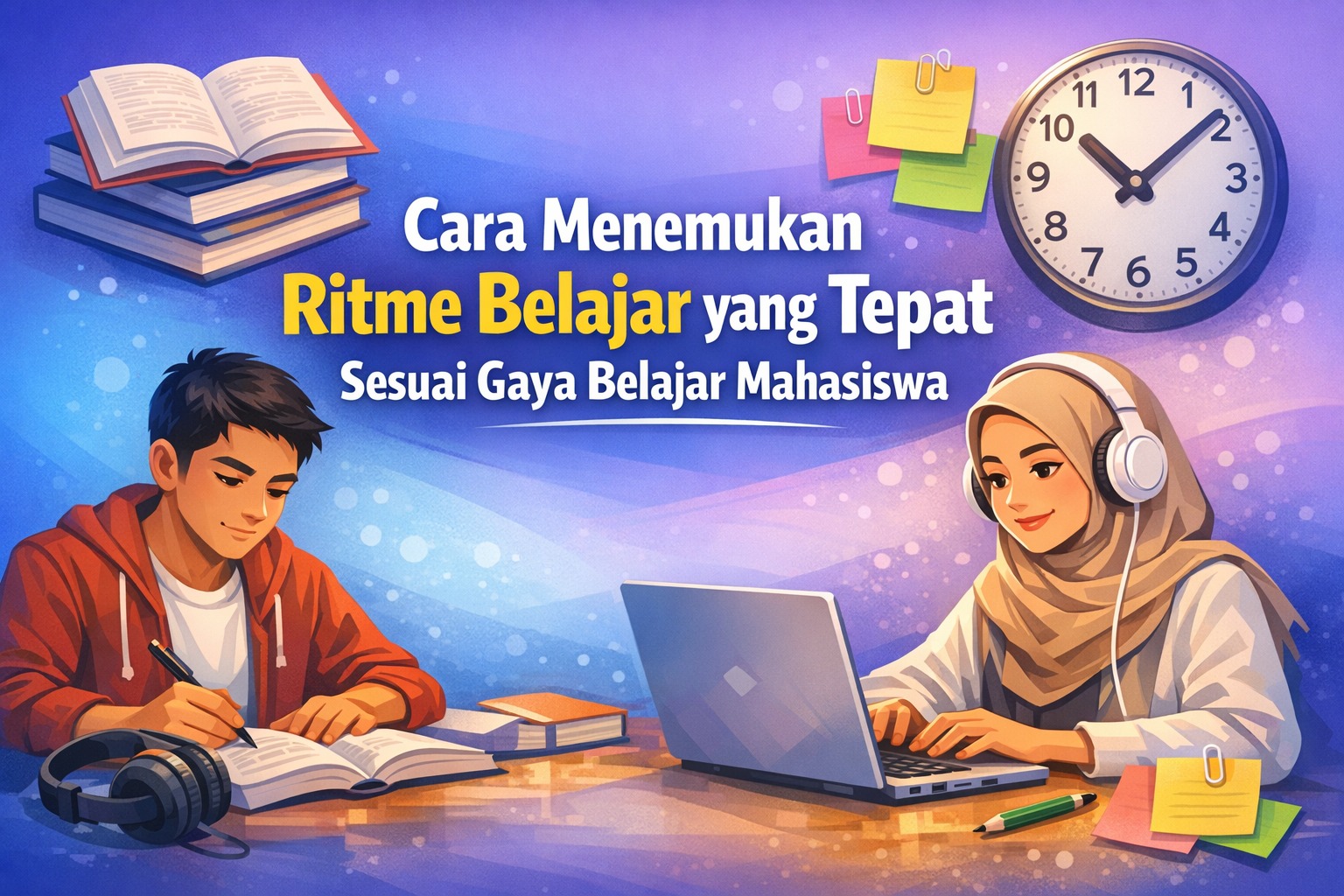 Cara Menemukan Ritme Belajar yang Tepat Sesuai Gaya Belajar Mahasiswa