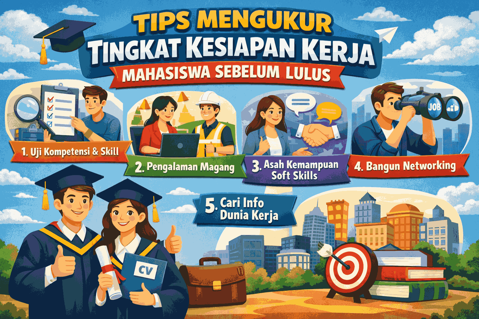 Tips Mengukur Tingkat Kesiapan Kerja Mahasiswa Sebelum Lulus