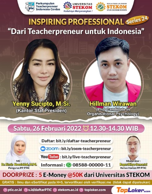 Dari Teacherpreneur untuk Indonesia