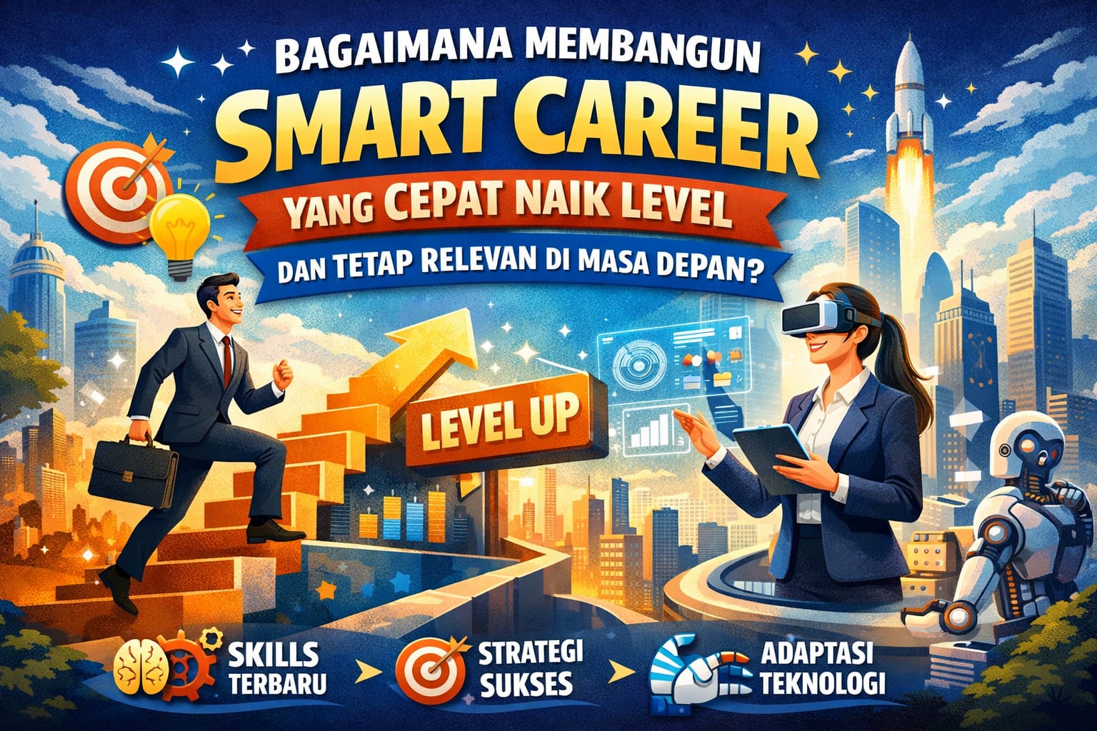 Bagaimana Membangun Smart Career yang Cepat Naik Level dan Tetap Relevan di Masa Depan?
