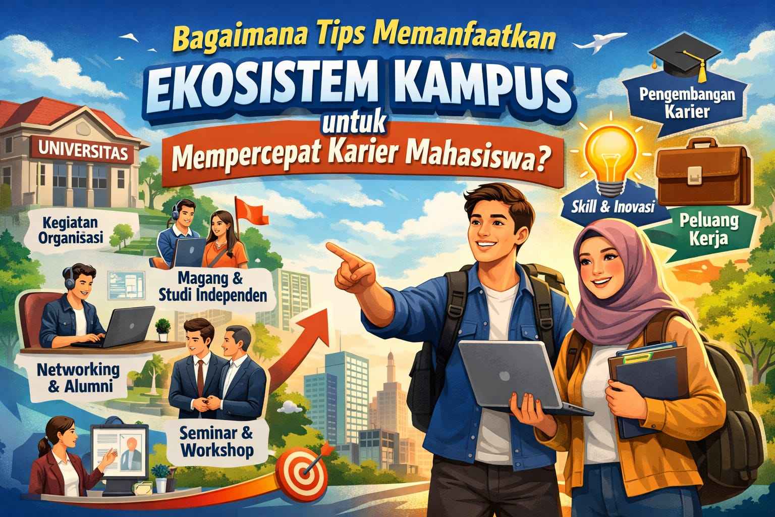 Bagaimana Tips Memanfaatkan Ekosistem Kampus untuk Mempercepat Karier Mahasiswa?