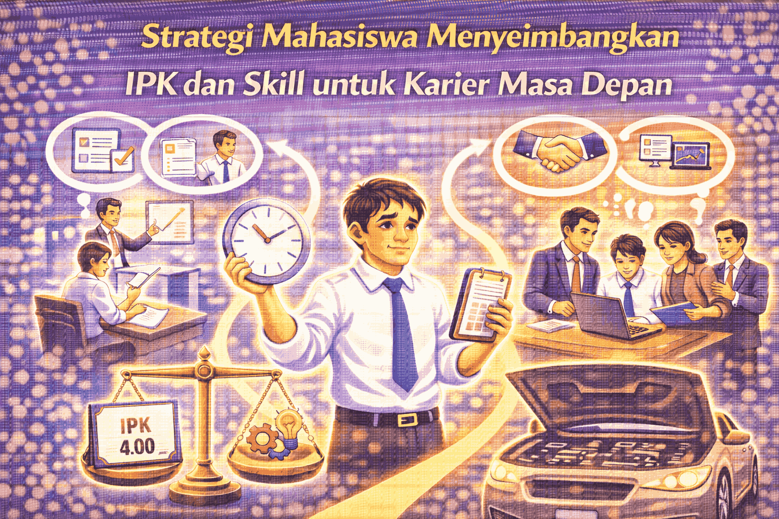 Strategi Mahasiswa Menyeimbangkan IPK dan Skill untuk Karier Masa Depan