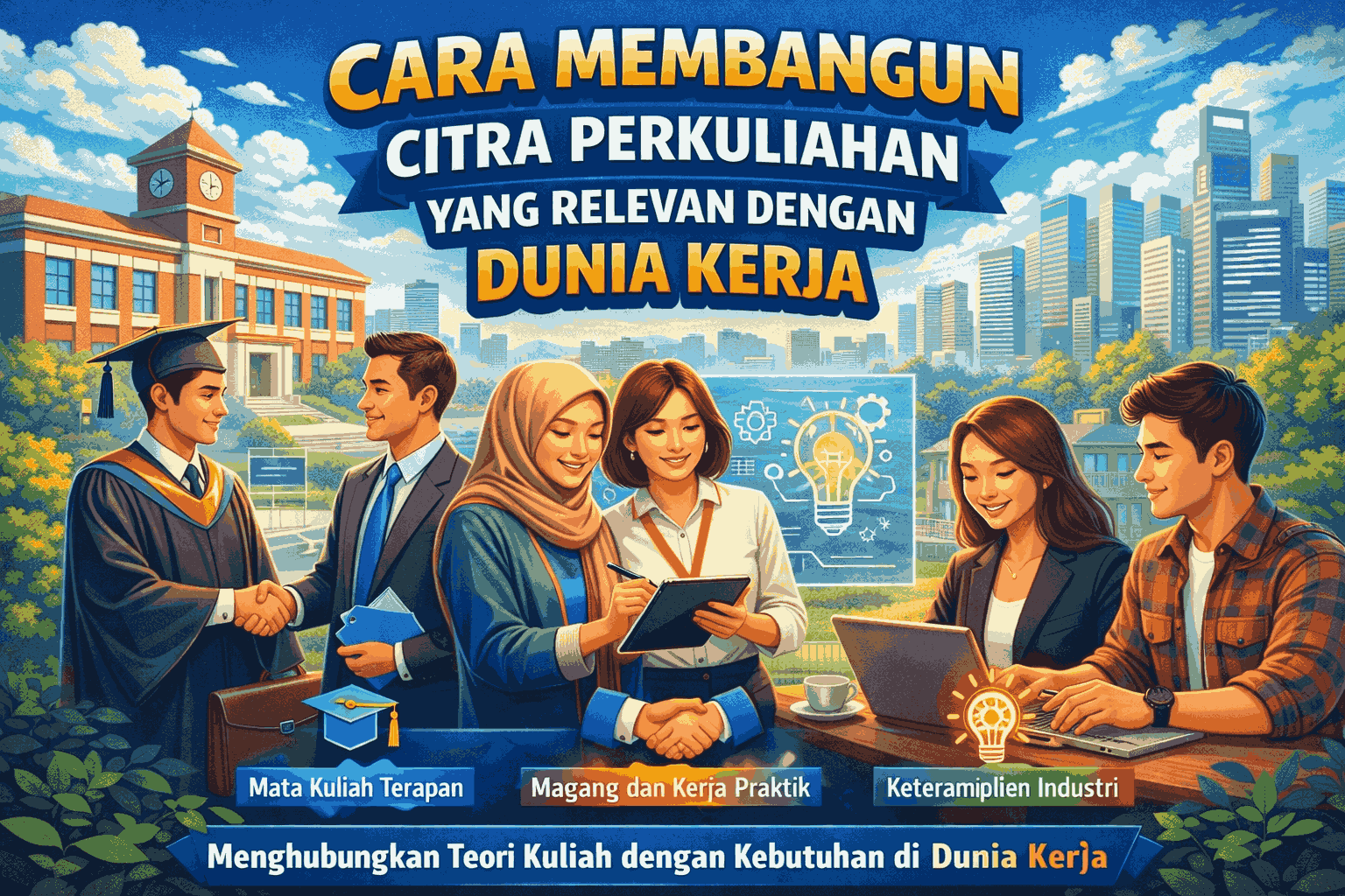Cara Membangun Citra Perkuliahan yang Relevan dengan Dunia Kerja