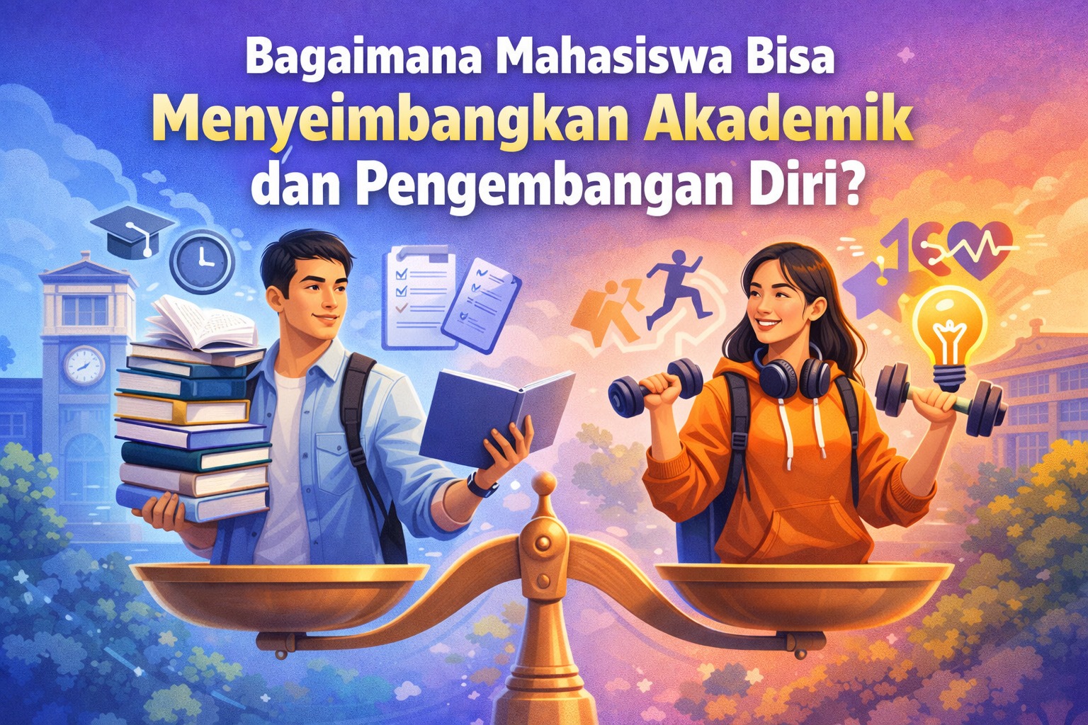 Bagaimana Mahasiswa Bisa Menyeimbangkan Akademik dan Pengembangan Diri?