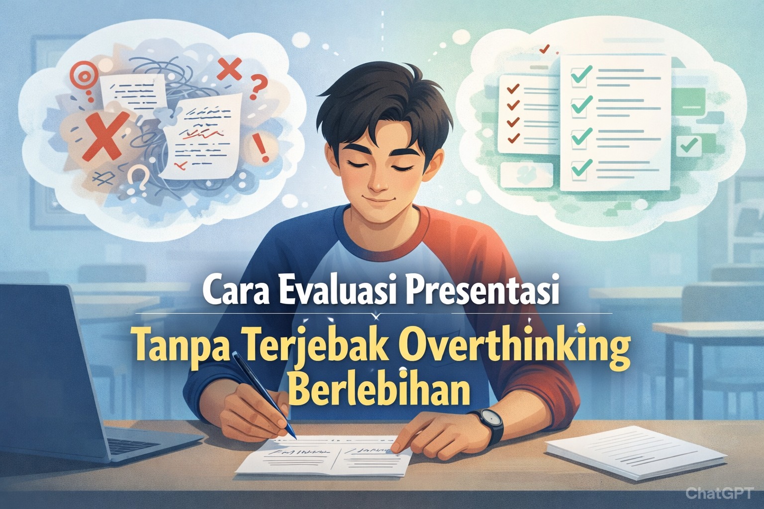 Cara Evaluasi Presentasi Tanpa Terjebak Overthinking Berlebihan