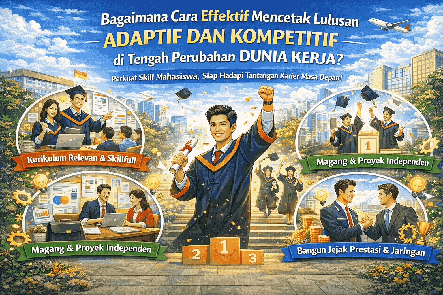 Bagaimana Cara Efektif Mencetak Lulusan Adaptif dan Kompetitif di Tengah Perubahan Dunia Kerja?