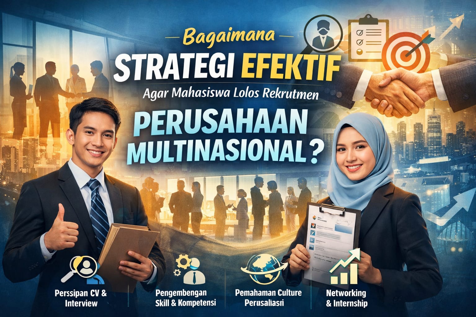 Bagaimana Strategi Efektif Agar Mahasiswa Lolos Rekrutmen Perusahaan Multinasional?
