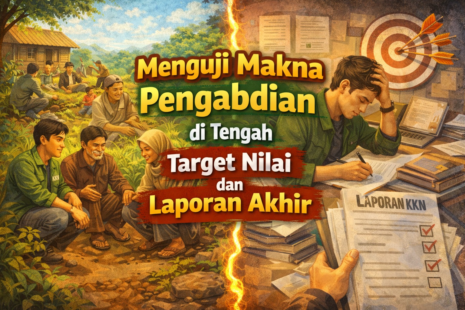 Menguji Makna Pengabdian di Tengah Target Nilai dan Laporan Akhir