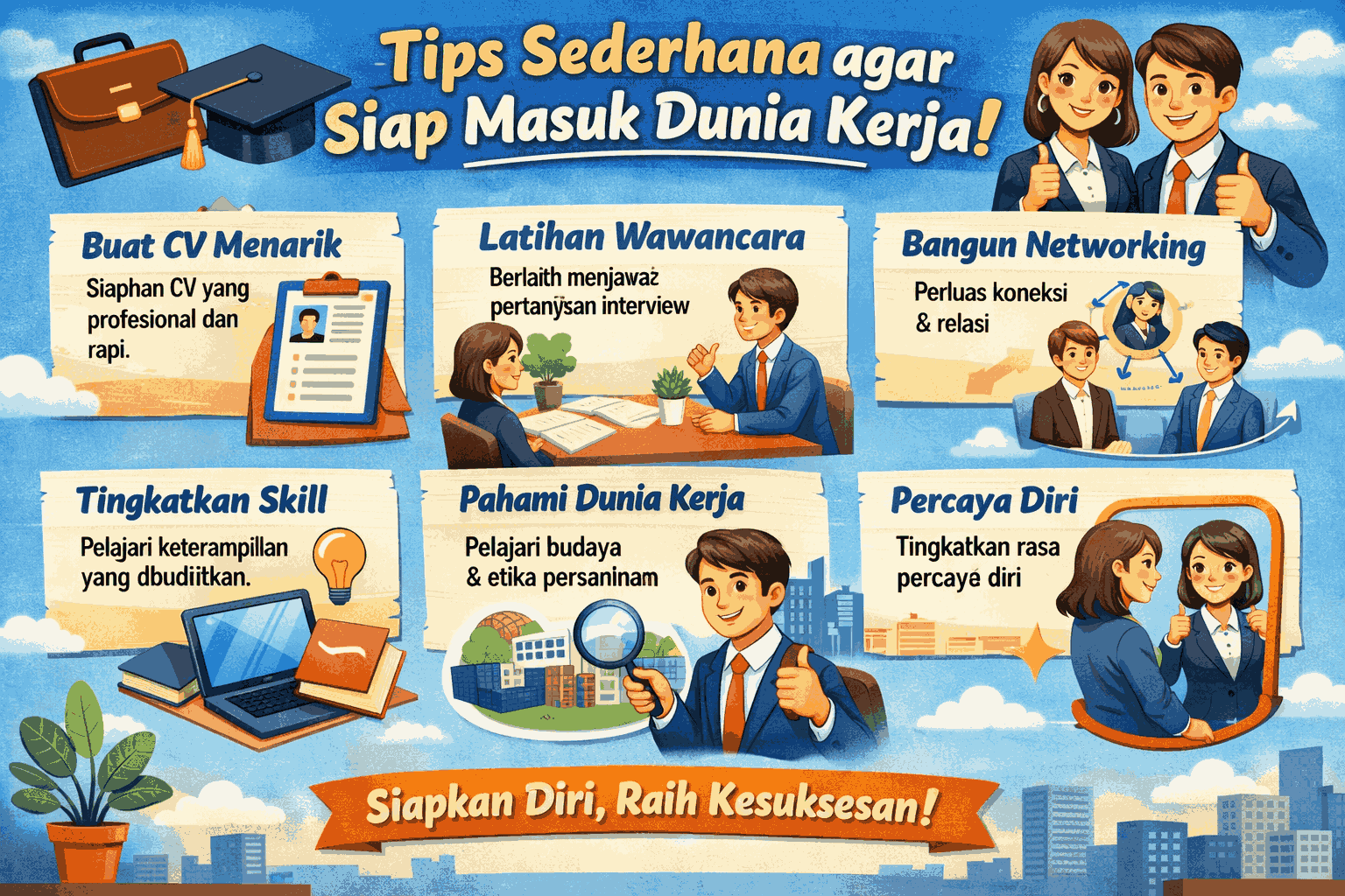 Apa Tips Sederhana agar Siap Masuk Dunia Kerja?