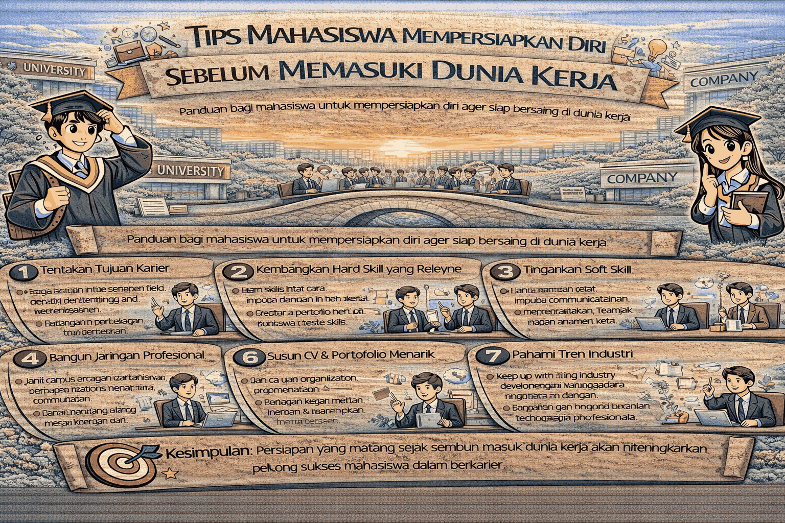 Tips Mahasiswa Mempersiapkan Diri Sebelum Memasuki Dunia Kerja