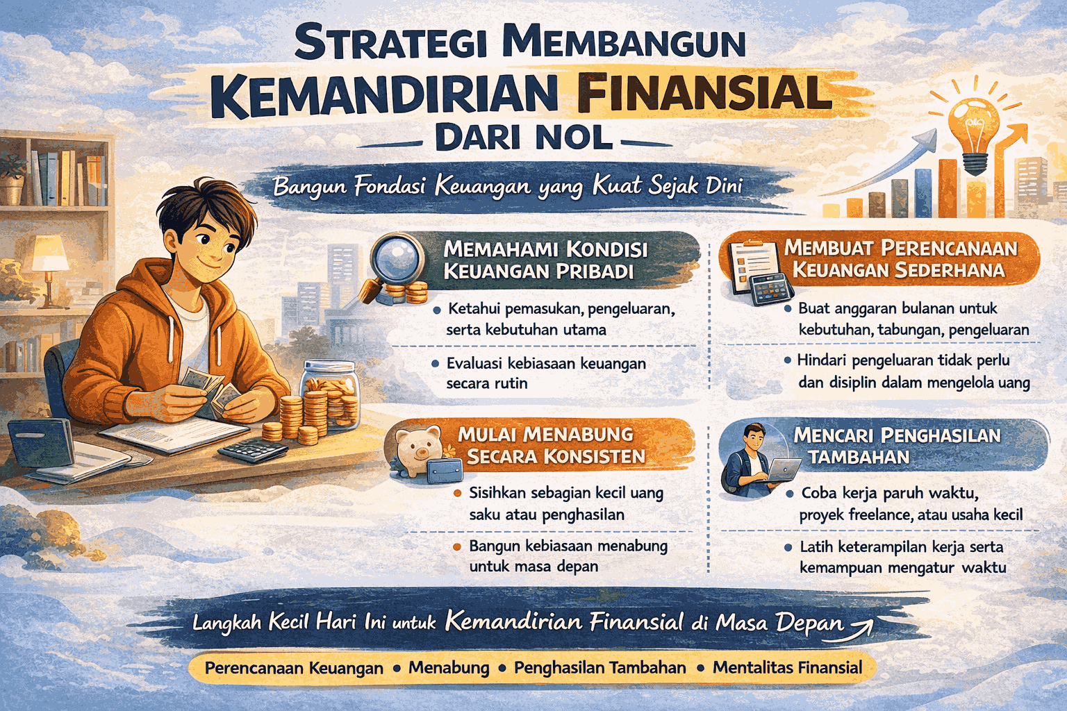 Strategi Membangun Kemandirian Finansial Dari Nol