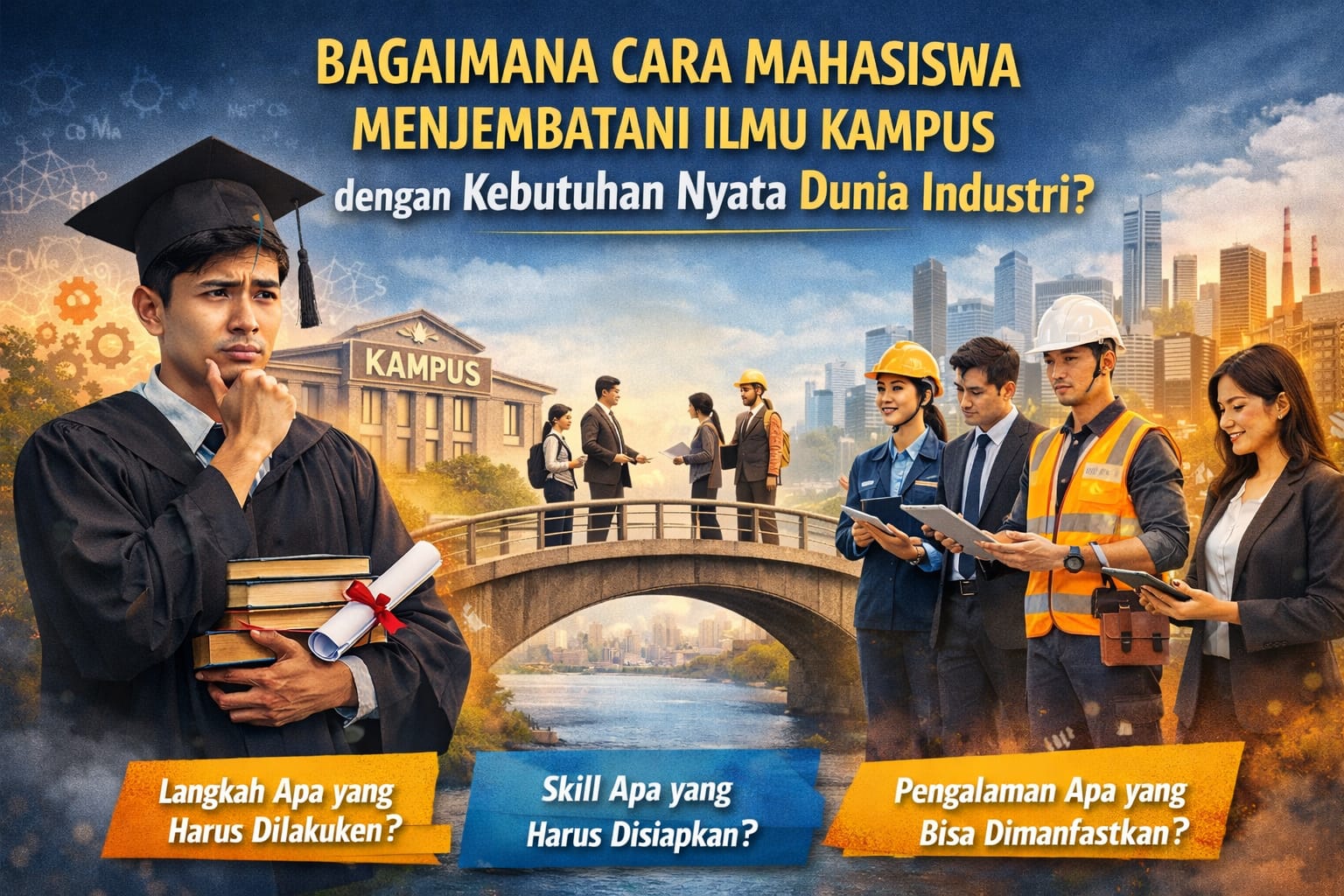 Bagaimana Cara Mahasiswa Menjembatani Ilmu Kampus dengan Kebutuhan Nyata Dunia Industri?