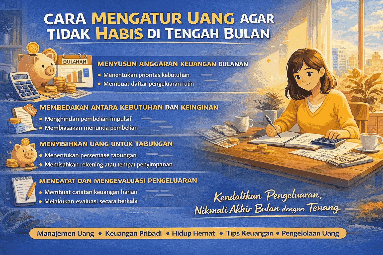 Cara Mengatur Uang Agar Tidak Habis Di Tengah Bulan
