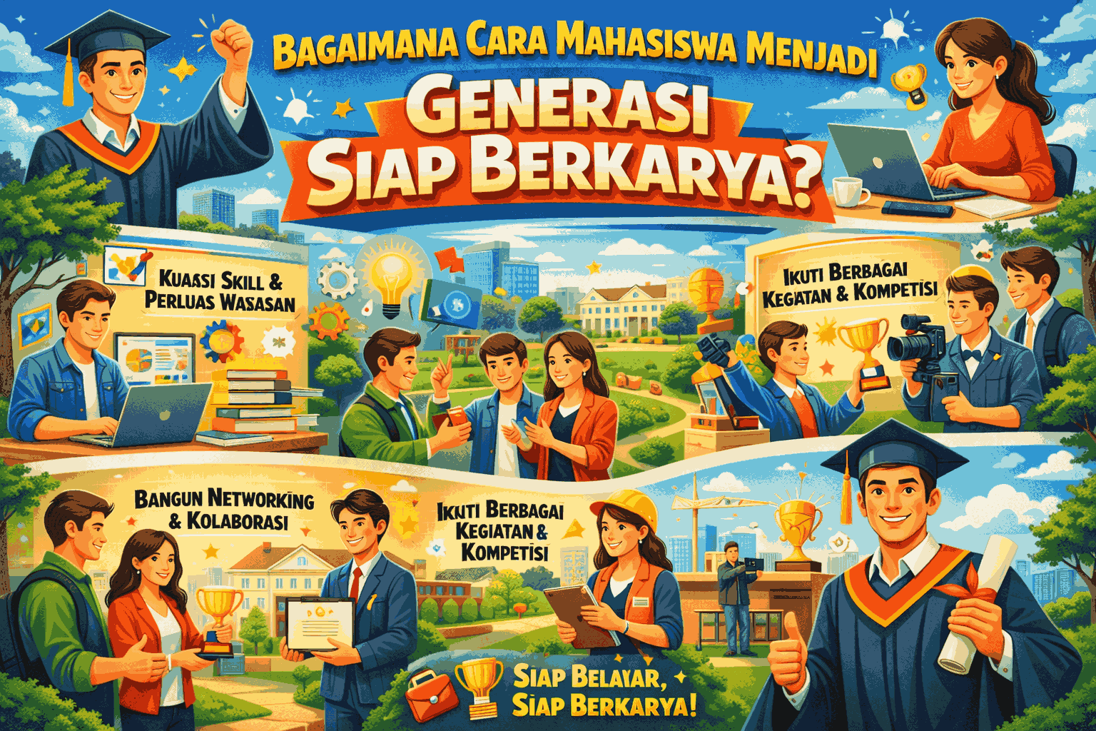 Bagaimana Cara Mahasiswa Menjadi Generasi Siap Berkarya?
